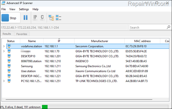 Identify Network Connected Devices