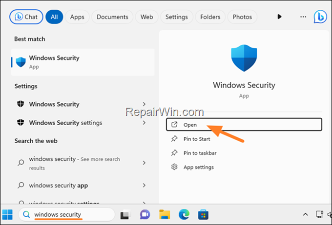 Windows Security 