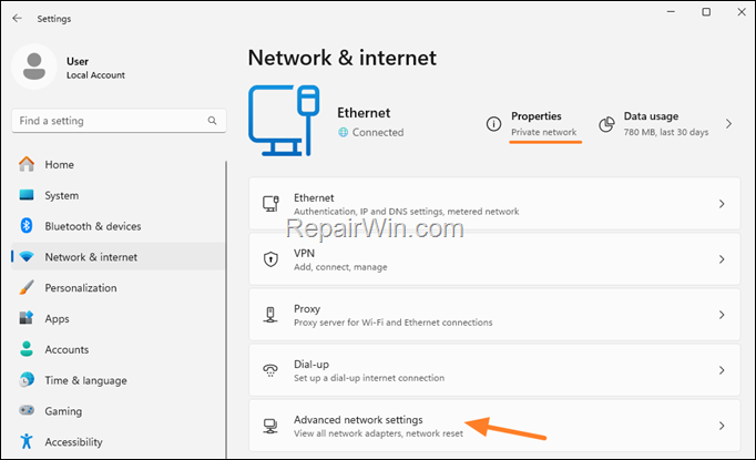 enable network discovery and file sharing
