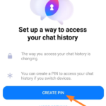 FIX: Facebook Messenger forces to create a PIN to access chat history. (Solved)