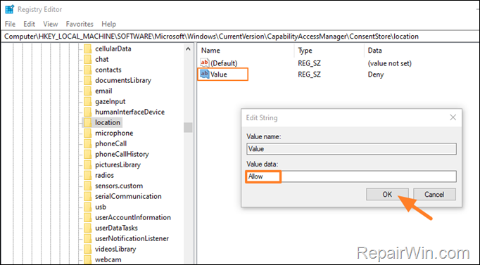 Auto Update Time Zone - Registry