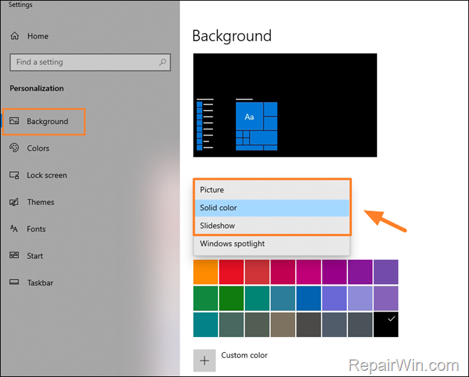 How to Remove the "Learn about this picture" icon in Windows 10