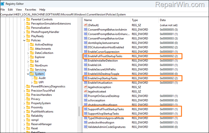 FIX: Startup apps menu is missing in App settings on Windows 11/10 
