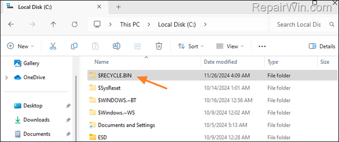 FIX: The Recycle Bin on drive C:\ is corrupted. Do you want to empty the Recycle Bin for this drive?", 