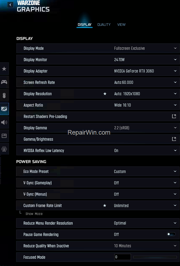 Best Call of Duty (CoD) Warzone Settings for Maximum FPS & Visibility