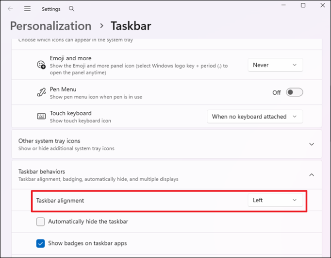 How to Move the Start Menu Back to the Left Corner - Windows 11